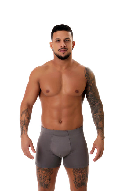 Cueca Boxer com elástico embutido em amarelo – Doce Malícia