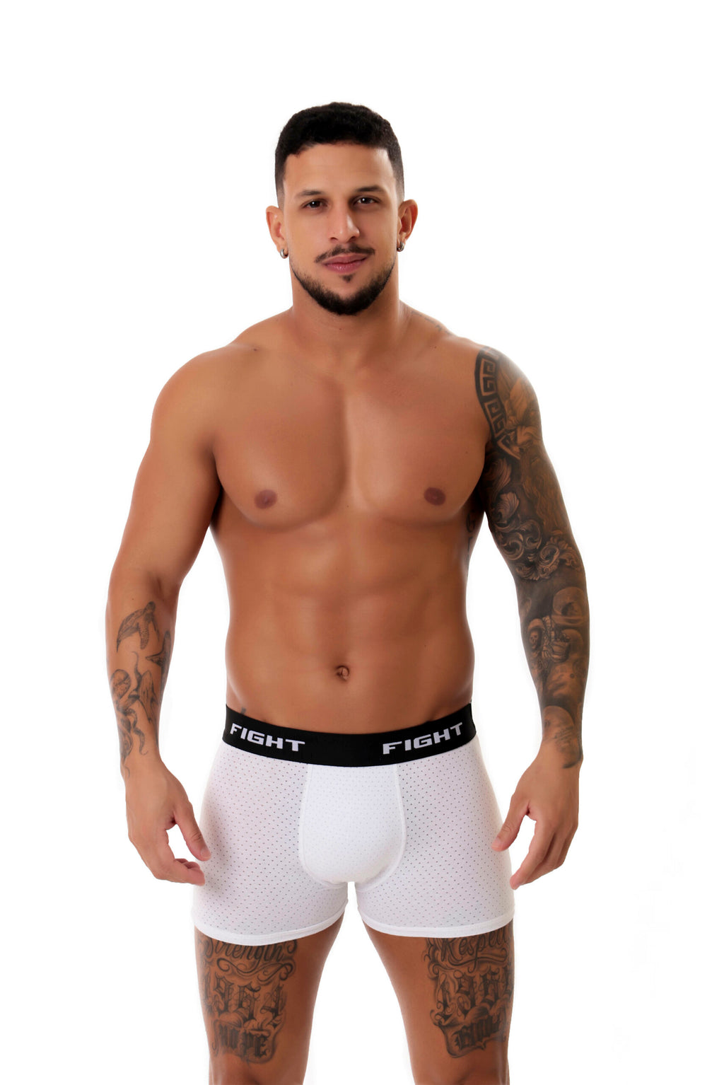 Cueca Boxer em azul – Doce Malícia