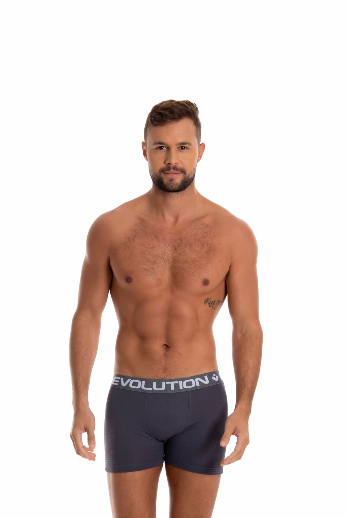 Cueca boxer em dryfit em azul – Doce Malícia