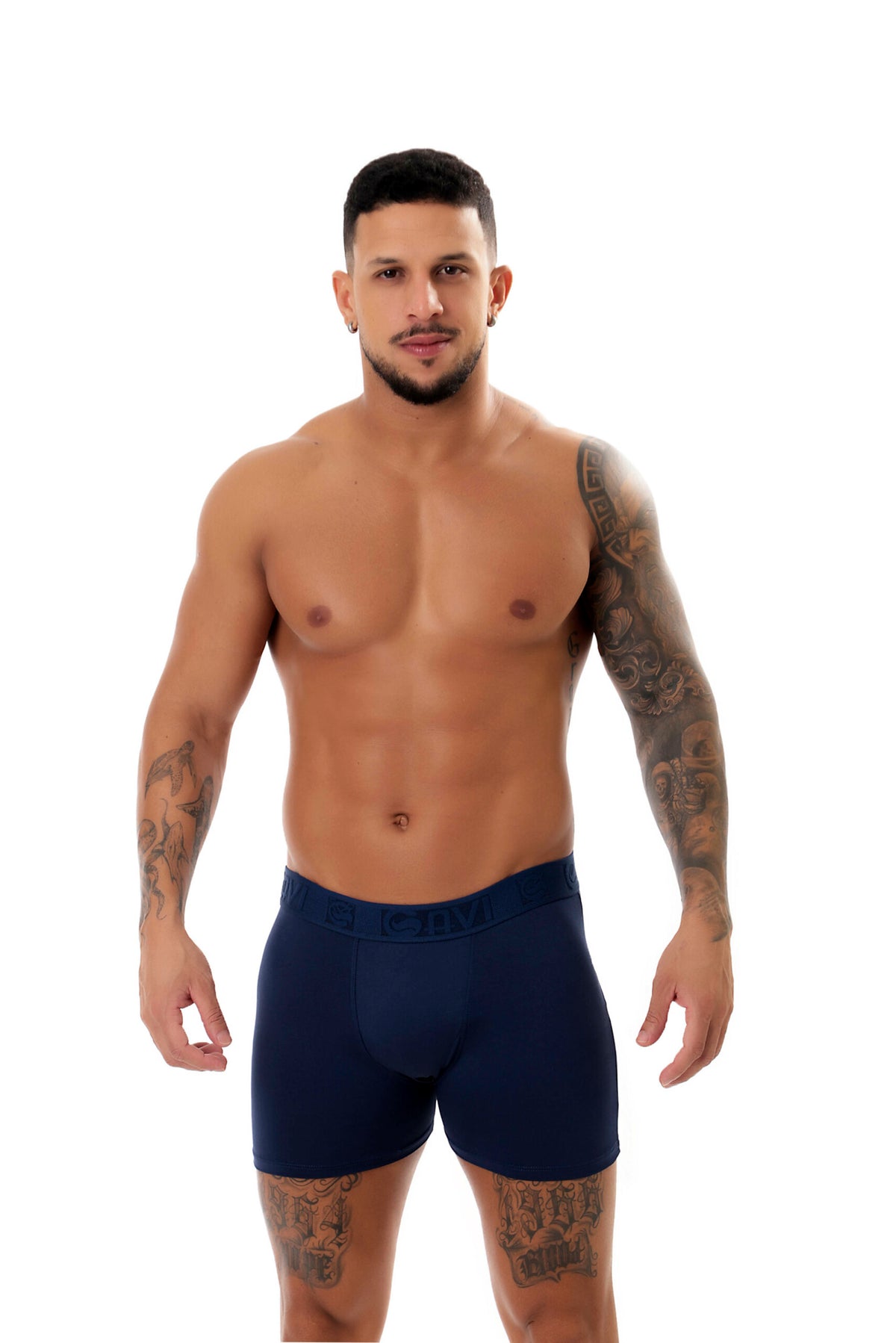 Cueca Boxer em azul – Doce Malícia
