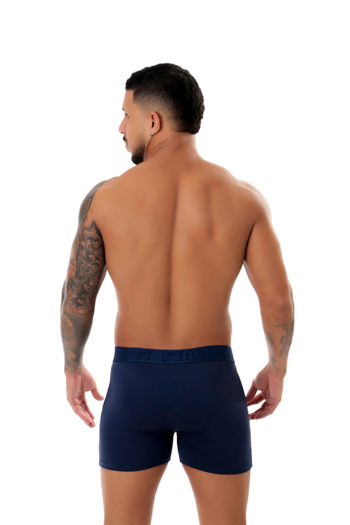 Cueca Boxer em azul – Doce Malícia
