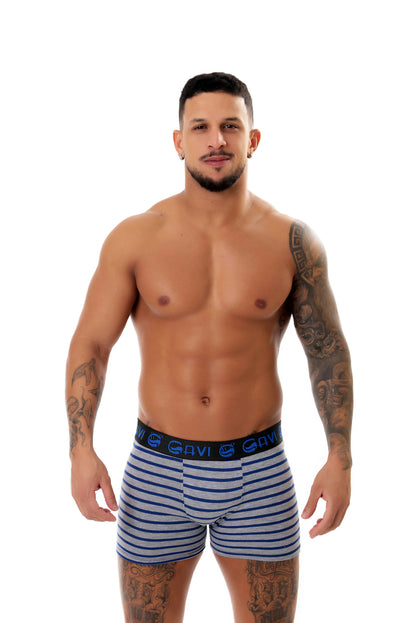 Cueca Boxer Hamilton em azul – Doce Malícia