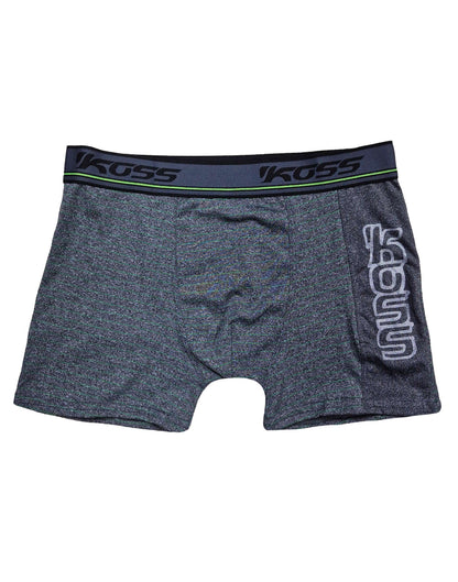 Cueca Boxer Listrada com Estampa Lateral em azul – Doce Malícia