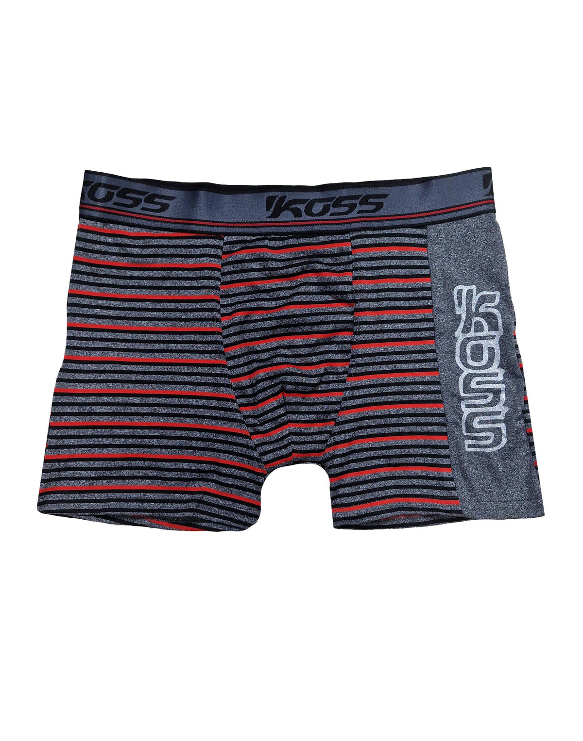 Cueca Boxer Listrada com Estampa Lateral em azul – Doce Malícia