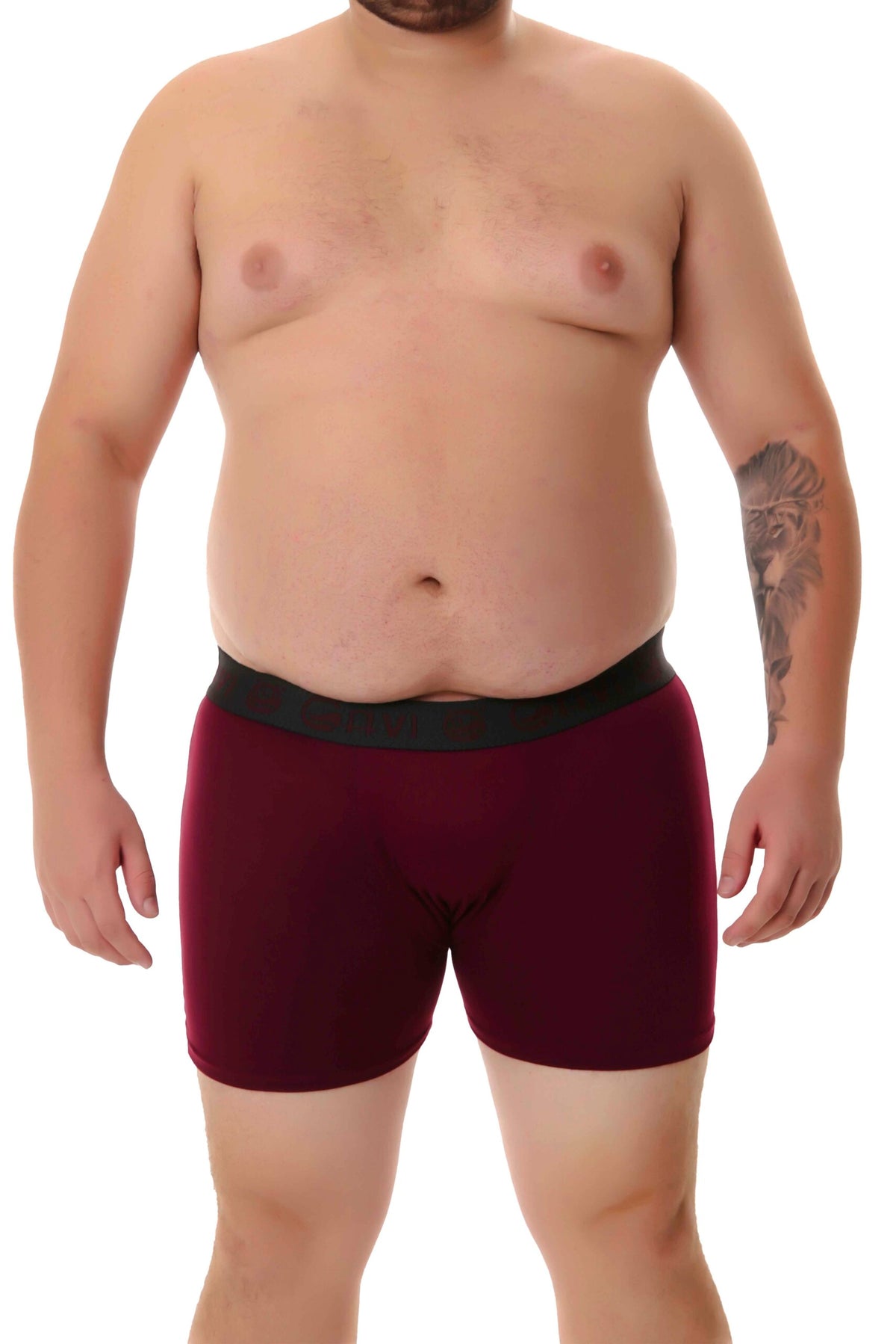 Cueca Boxer Plus Size em azul-Marinho – Doce Malícia