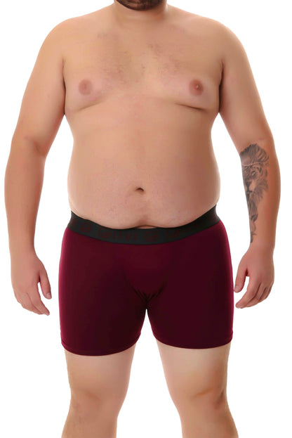 Cueca Boxer Plus Size em azul-Marinho – Doce Malícia