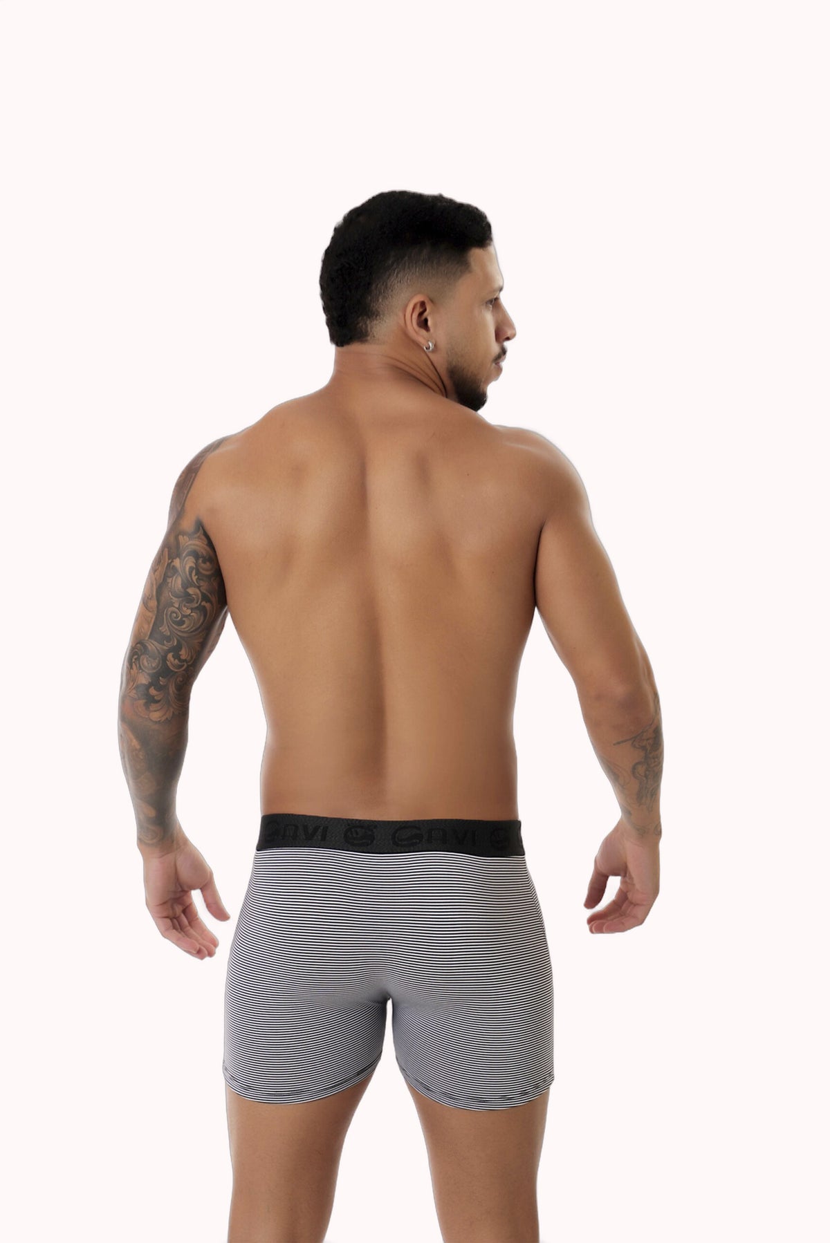 Cueca Boxer Risca Giz