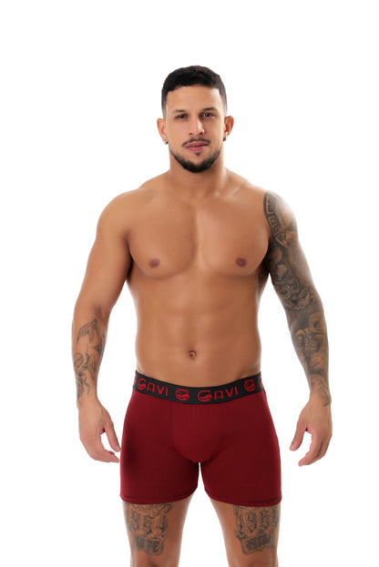 Cueca Boxer Risca Giz em azul-Marinho – Doce Malícia