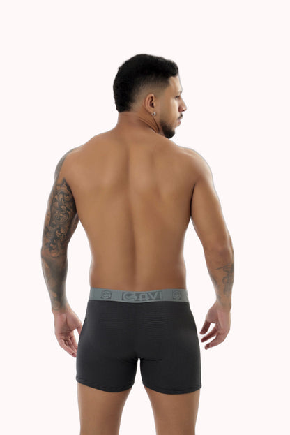 Cueca Boxer Risca Giz