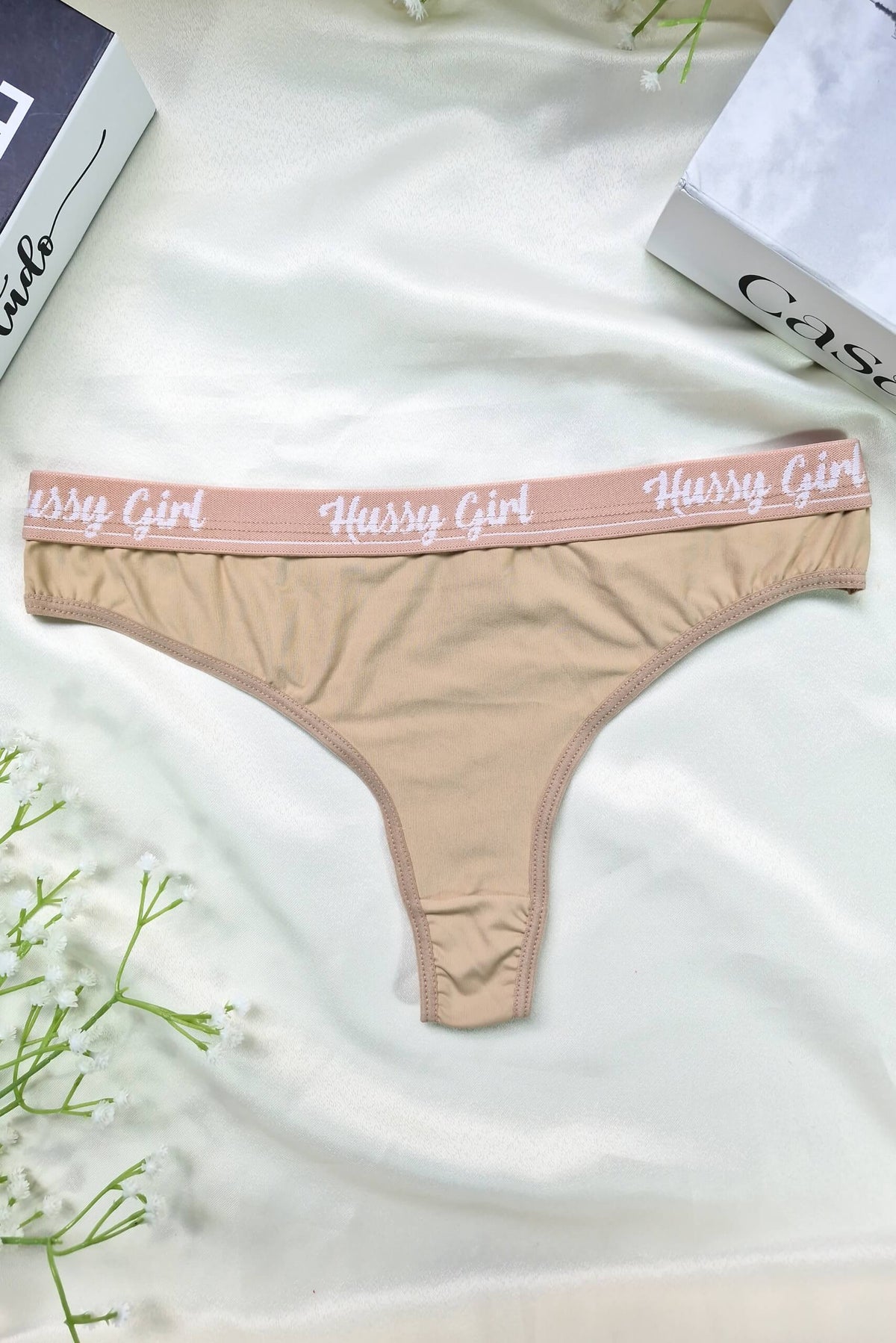 Cueca Feminina em Microfibra em Branco – Doce Malícia