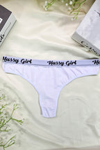 Cueca Feminina em Microfibra em Branco – Doce Malícia
