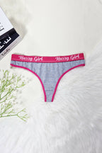Cueca Feminina Fio Dental Mescla em Branco – Doce Malícia