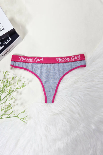 Cueca Feminina Fio Dental Mescla em Branco – Doce Malícia