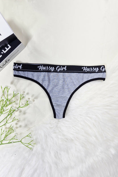 Cueca Feminina Fio Dental Mescla em Branco – Doce Malícia