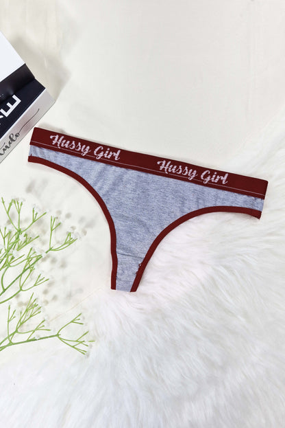 Cueca Feminina Fio Dental Mescla em Branco – Doce Malícia