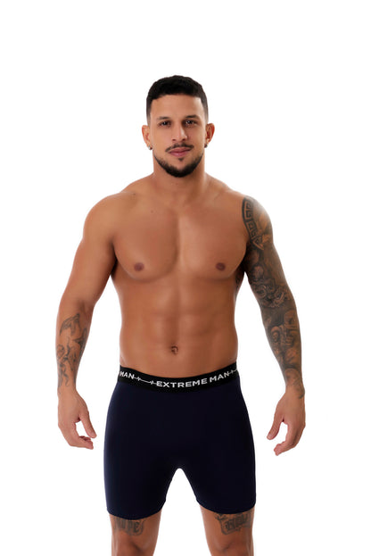 Cueca Long Leonardo em azul-Marinho – Doce Malícia