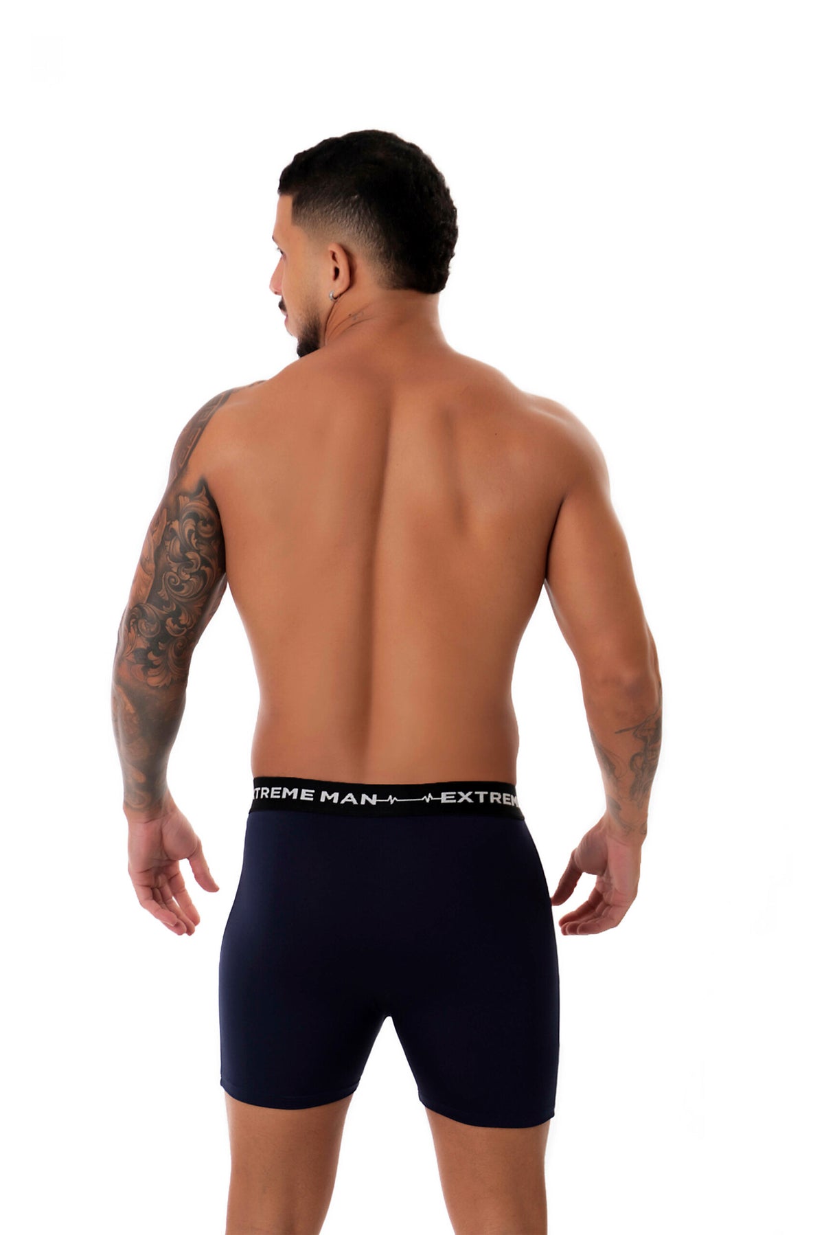Cueca Long Leonardo em azul-Marinho – Doce Malícia