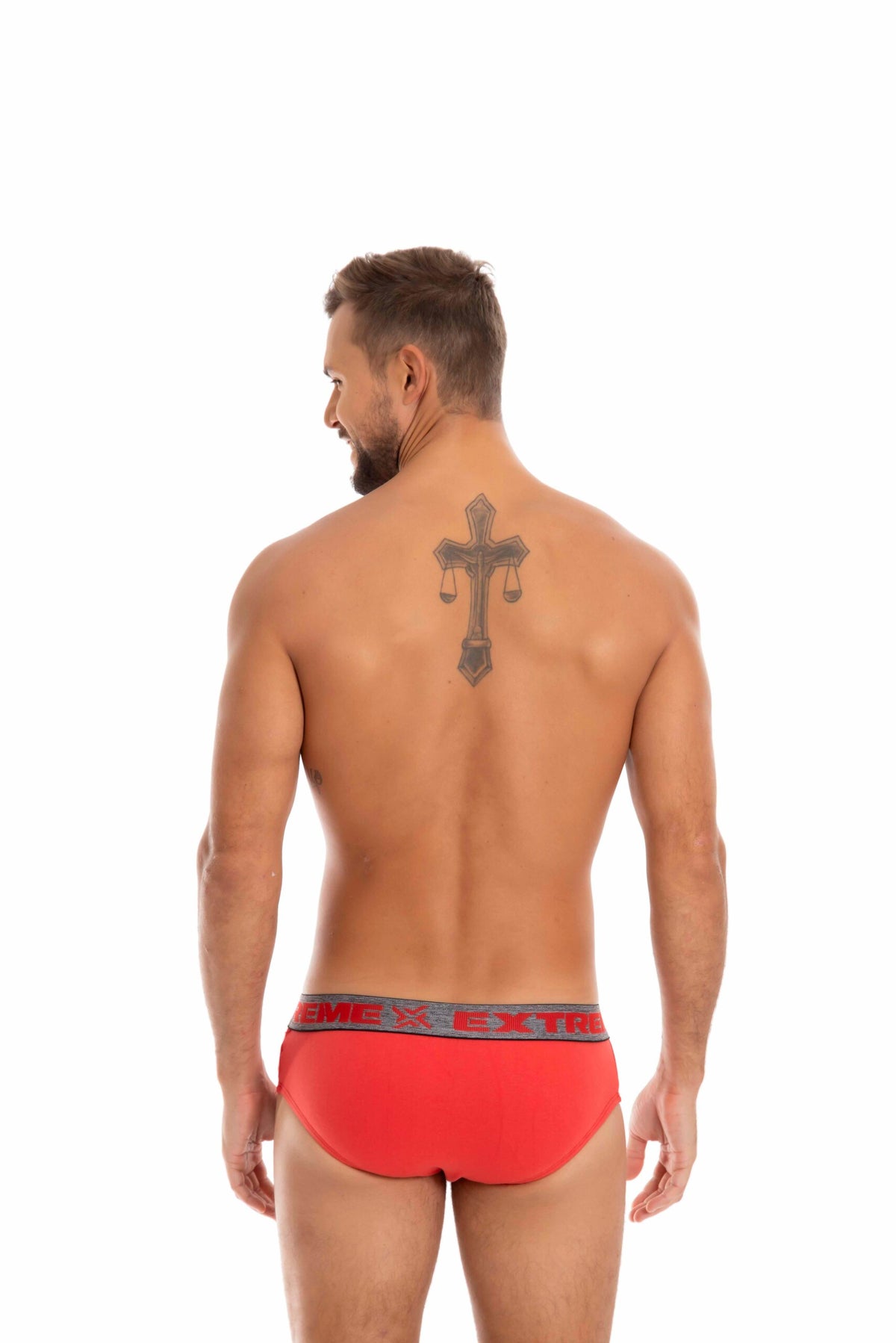 Cueca Slip cotton liso em azul – Doce Malícia