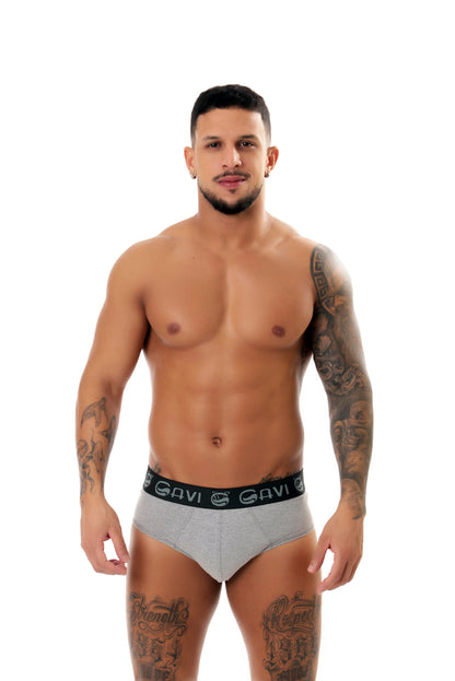 Cueca Slip cotton liso em azul – Doce Malícia