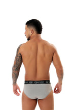 Cueca Slip cotton liso em azul – Doce Malícia