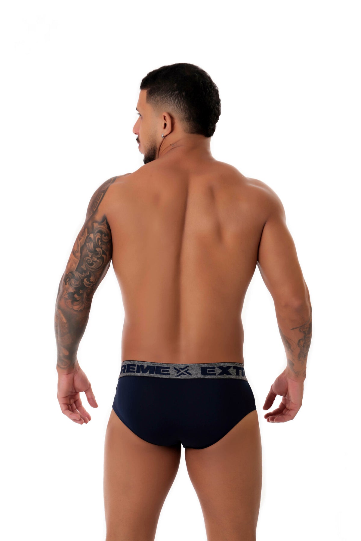 Cueca Slip cotton liso em azul – Doce Malícia