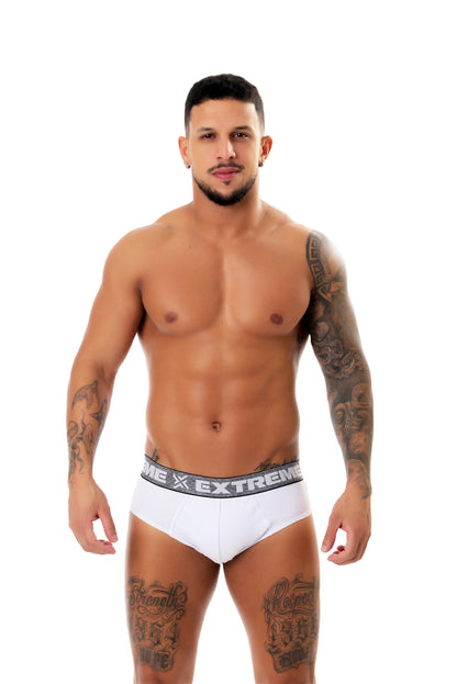 Cueca Slip cotton liso em azul – Doce Malícia