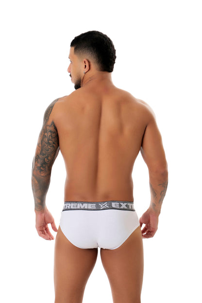 Cueca Slip cotton liso em azul – Doce Malícia