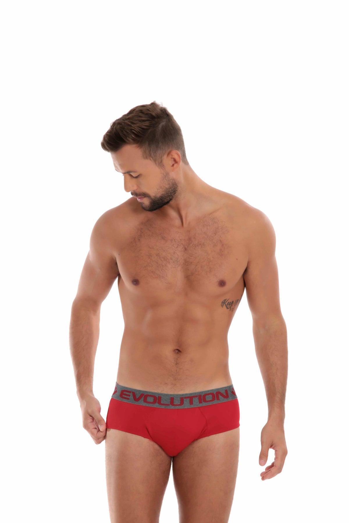 Cueca slip microfibra em azul – Doce Malícia