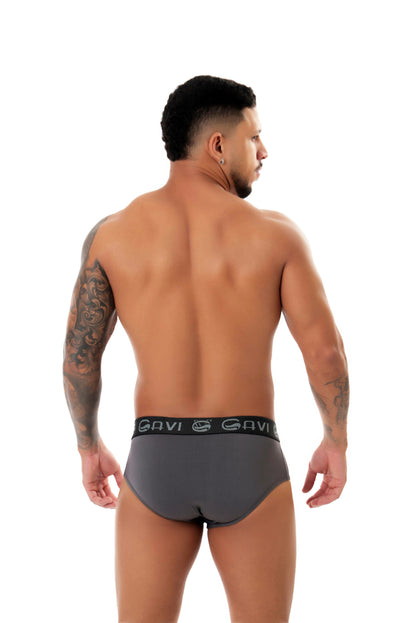 Cueca slip microfibra em azul – Doce Malícia