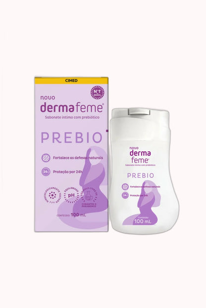 Sabonete Líquido Íntimo Dermafeme Prebio – 100ml – Doce Malícia