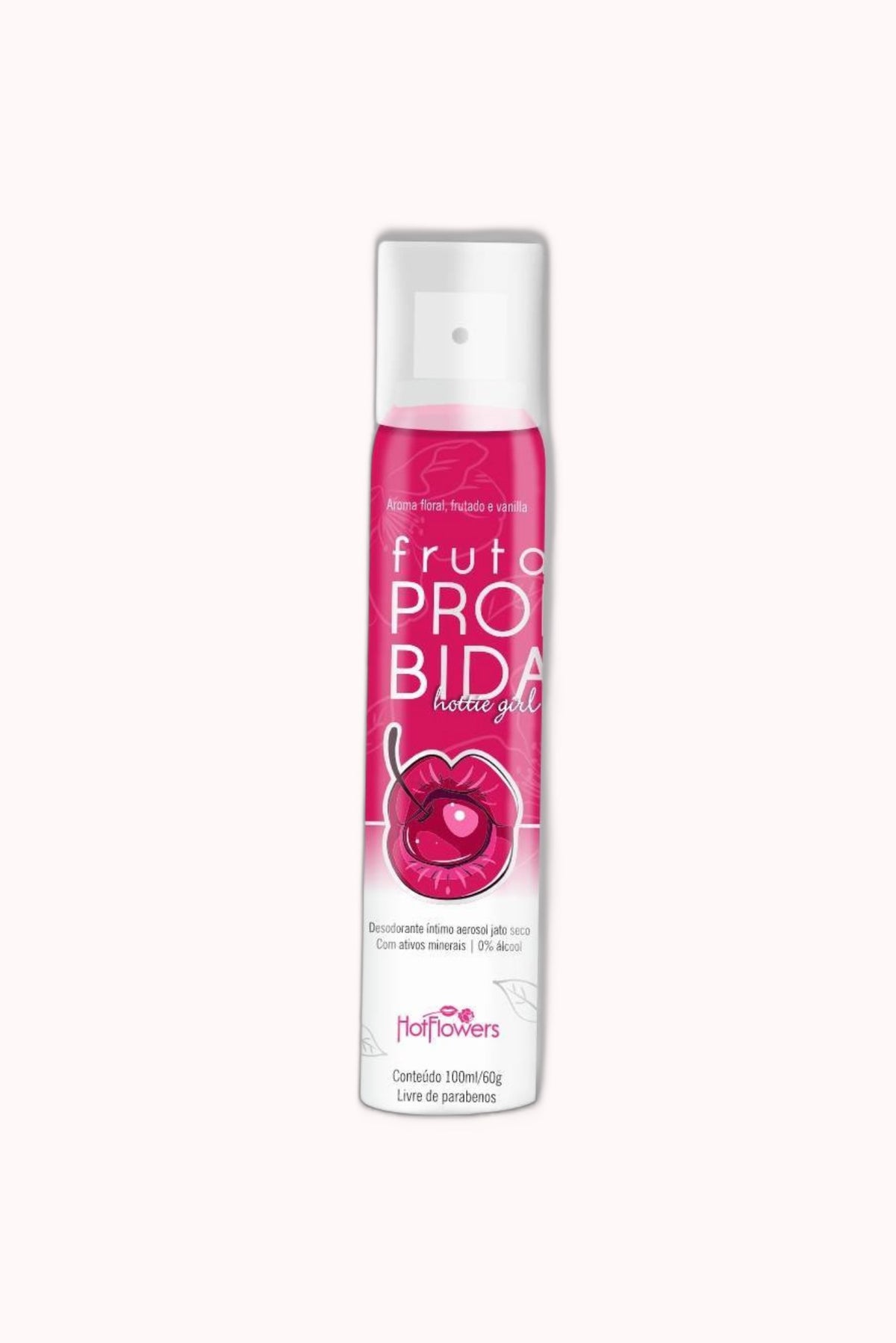 Desodorante Intimo em Aerosol Hottie Girl – Fruta Proibida 100ml – Doce Malícia
