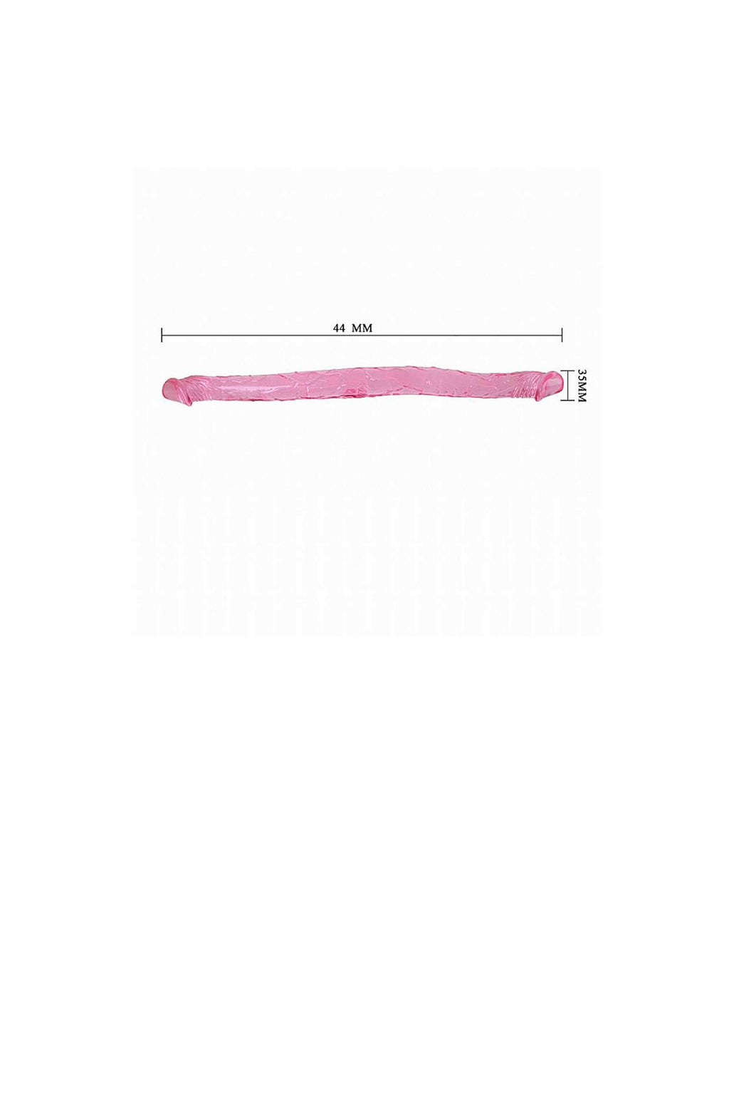 Dildo Realístico Duplo 44 cm em roxo – Doce Malícia