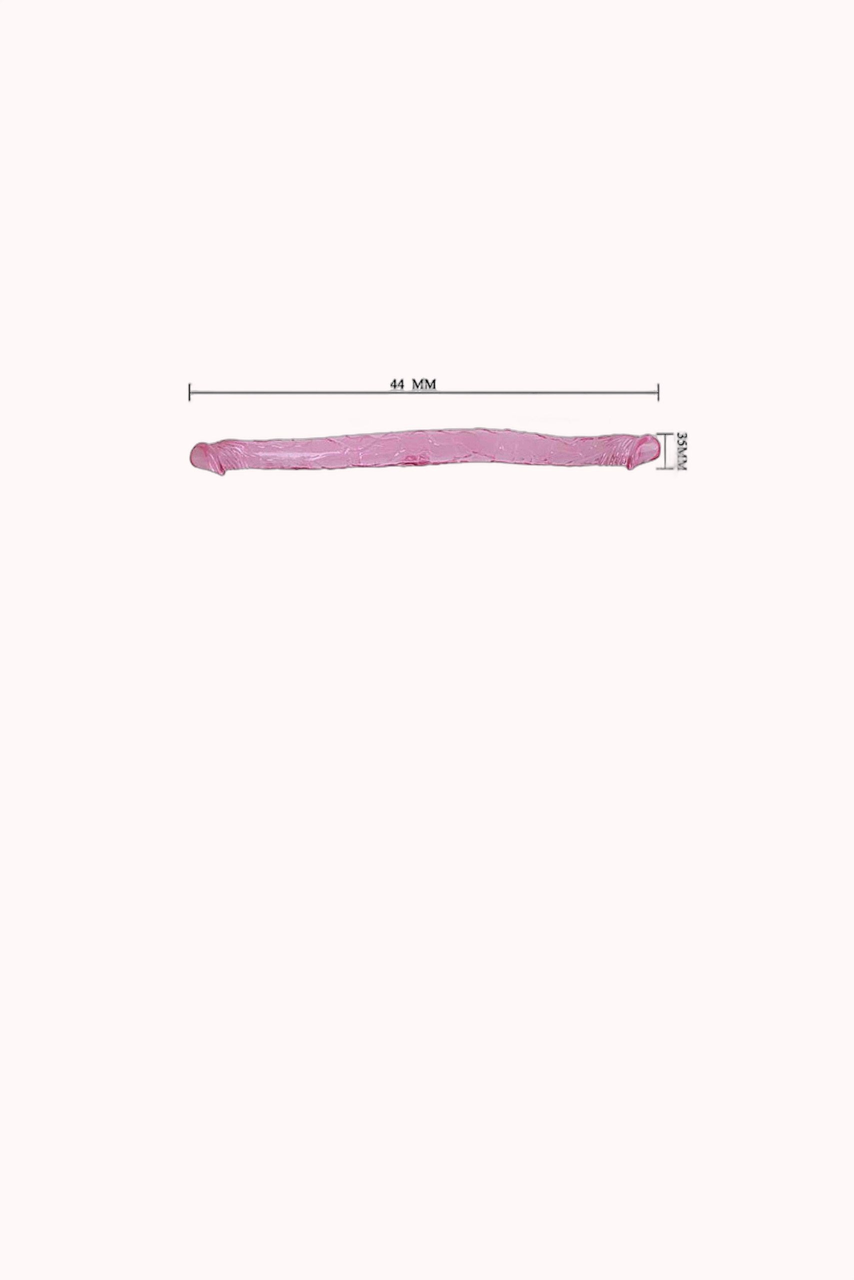 Dildo Realístico Duplo 44 cm – Doce Malícia