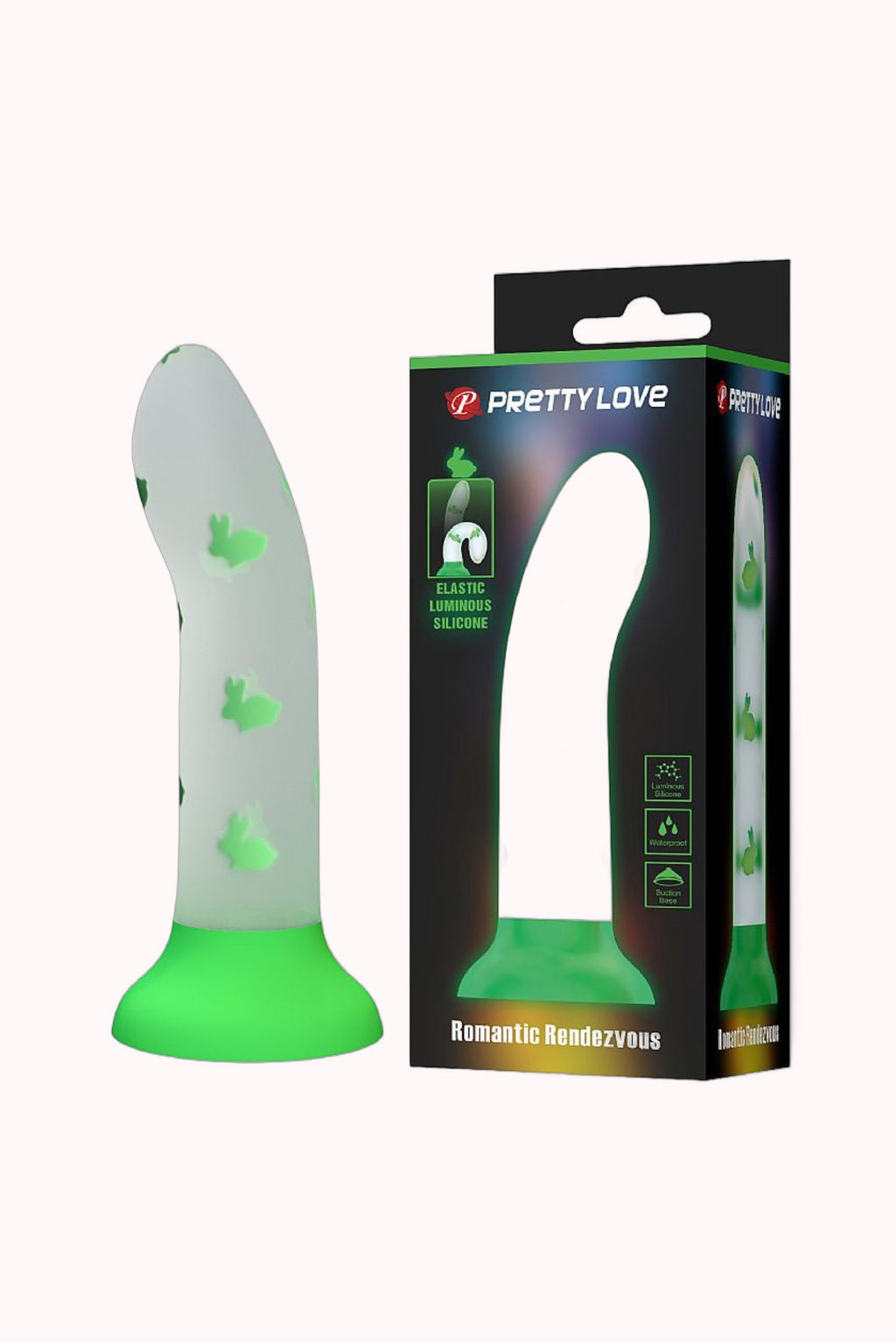 Dildo com Ventosa Magical Night – Brilha no Escuro – Doce Malícia