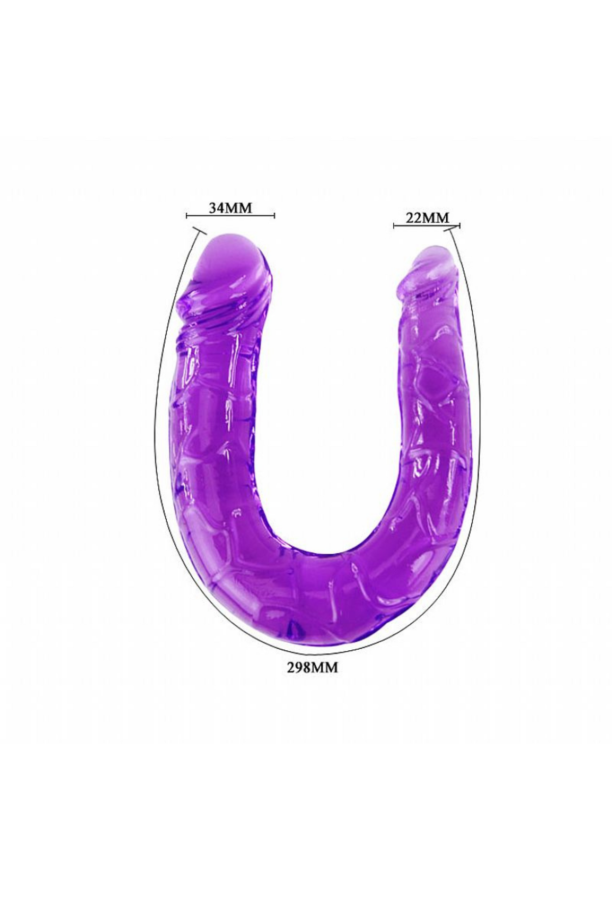 Dildo Realístico Duplo em rosa – Doce Malícia