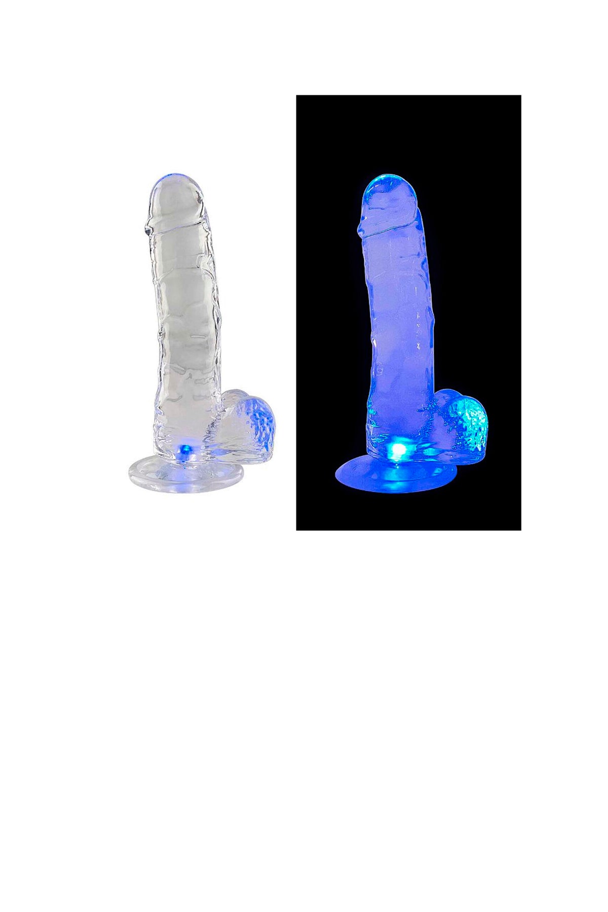 Dildo Realístico com Led Colorido em Quantidade – Doce Malícia