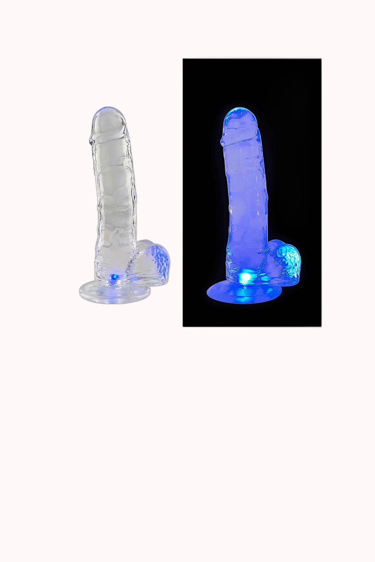 Dildo Realístico com Led Colorido – 18,5×3,6CM – Doce Malícia