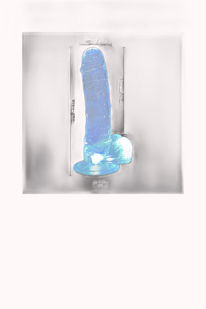 Dildo Realístico com Led Colorido – 18,5×3,6CM – Doce Malícia