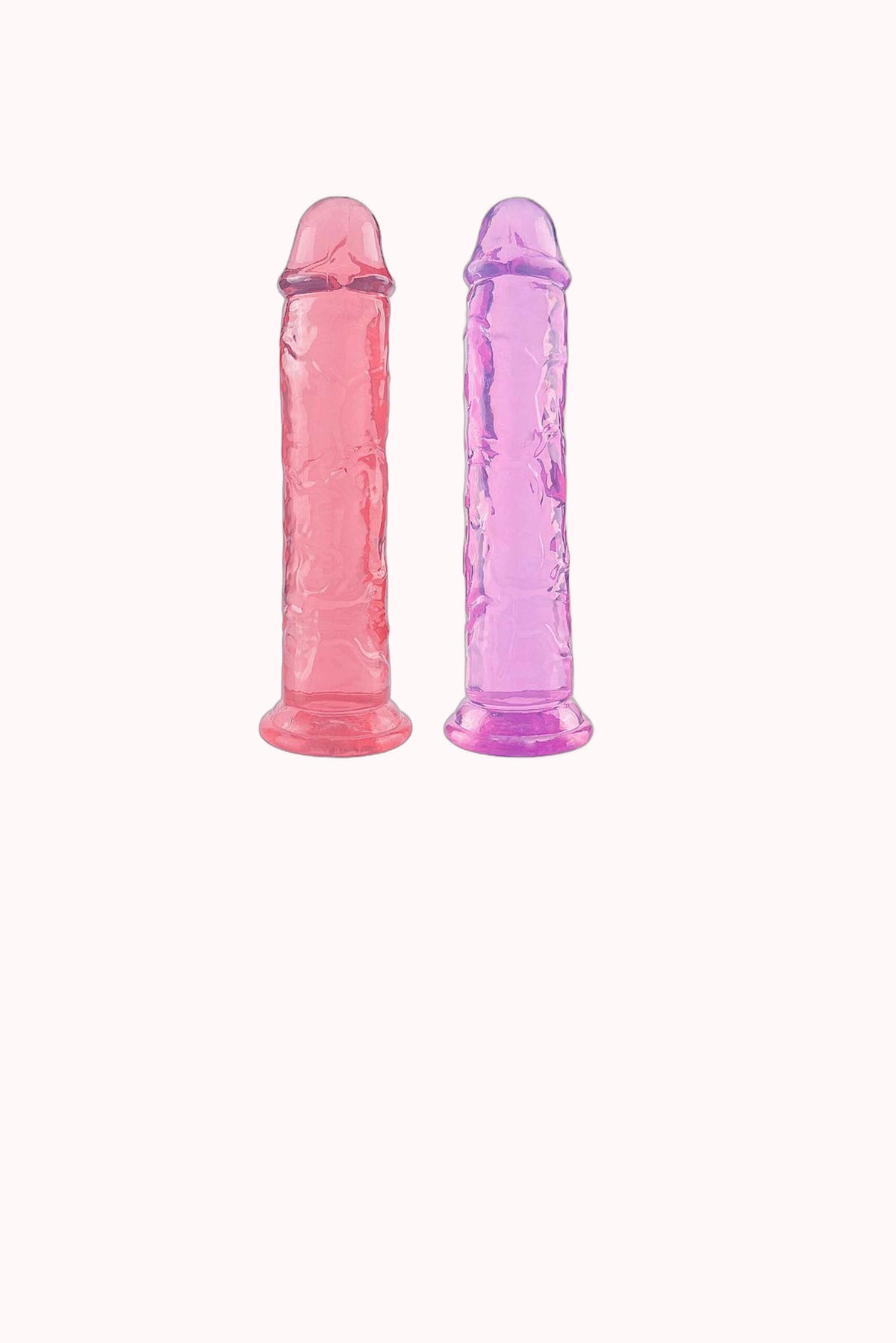 Dildo Realístico Transparente – 21,5×4,2CM – Doce Malícia