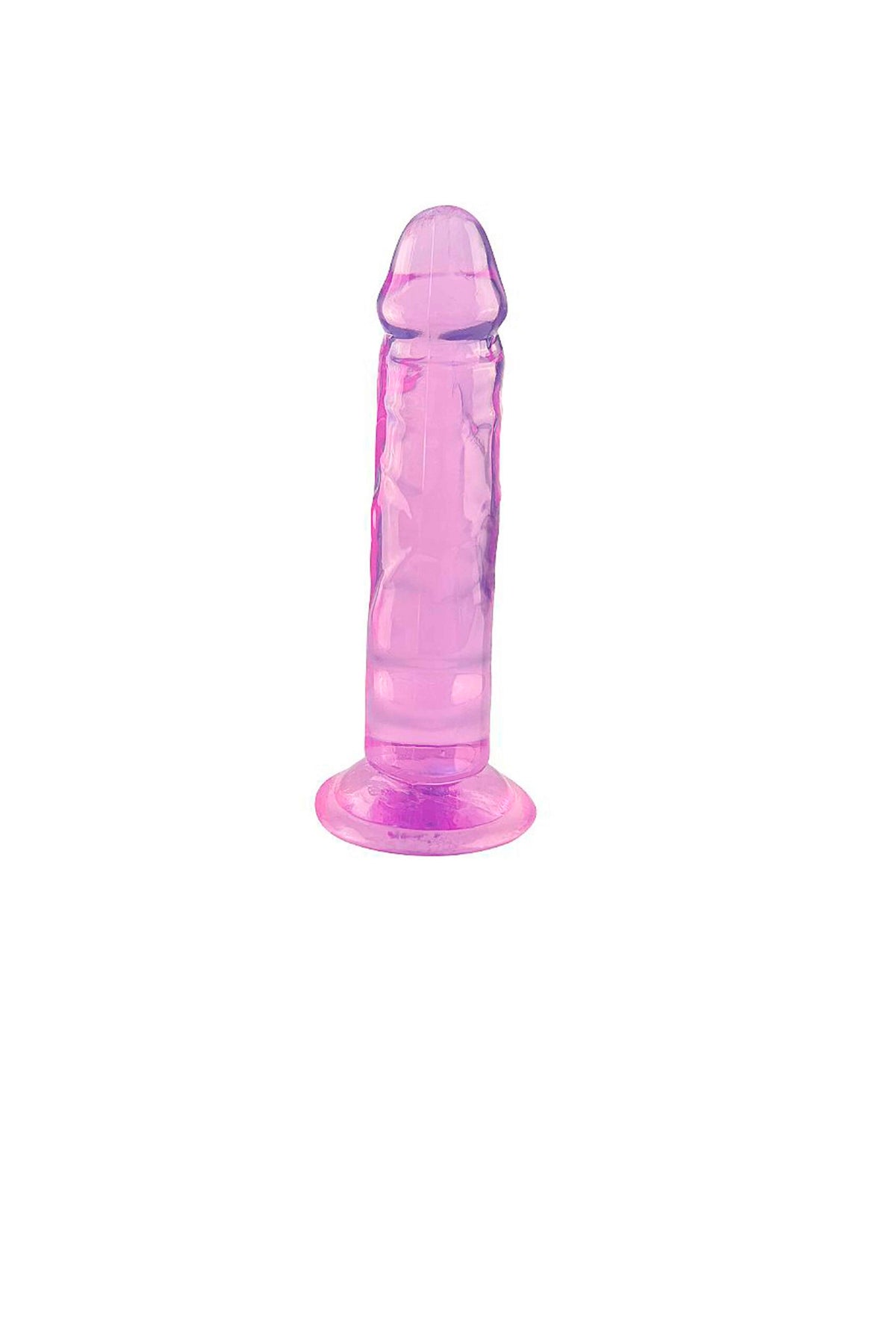 Dildo Realístico Transparente – 14,8×3,0CM em rosa – Doce Malícia