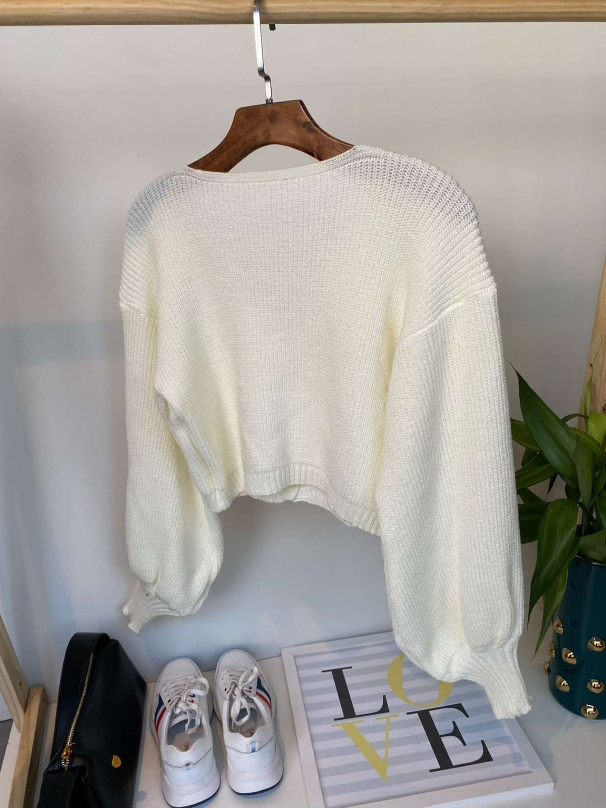 Cardigã Feminino Tricô Botões – Doce Malícia
