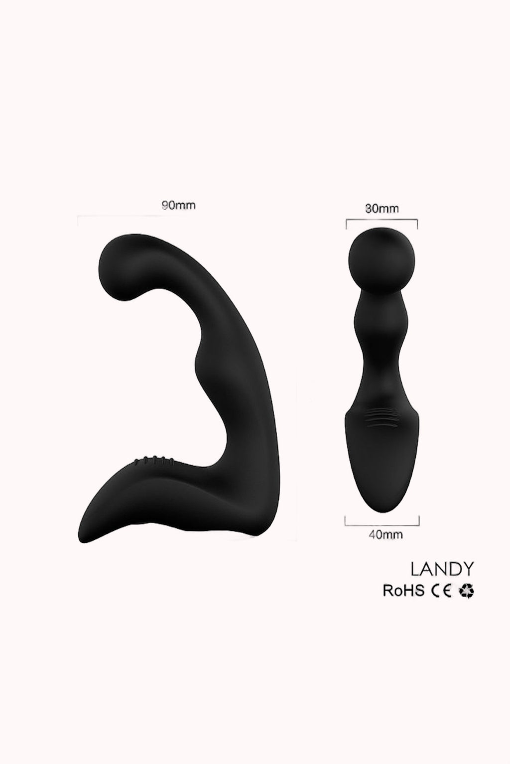 Estimulador de Próstata Triplo Vibro com 9 Vibrações – Doce Malícia