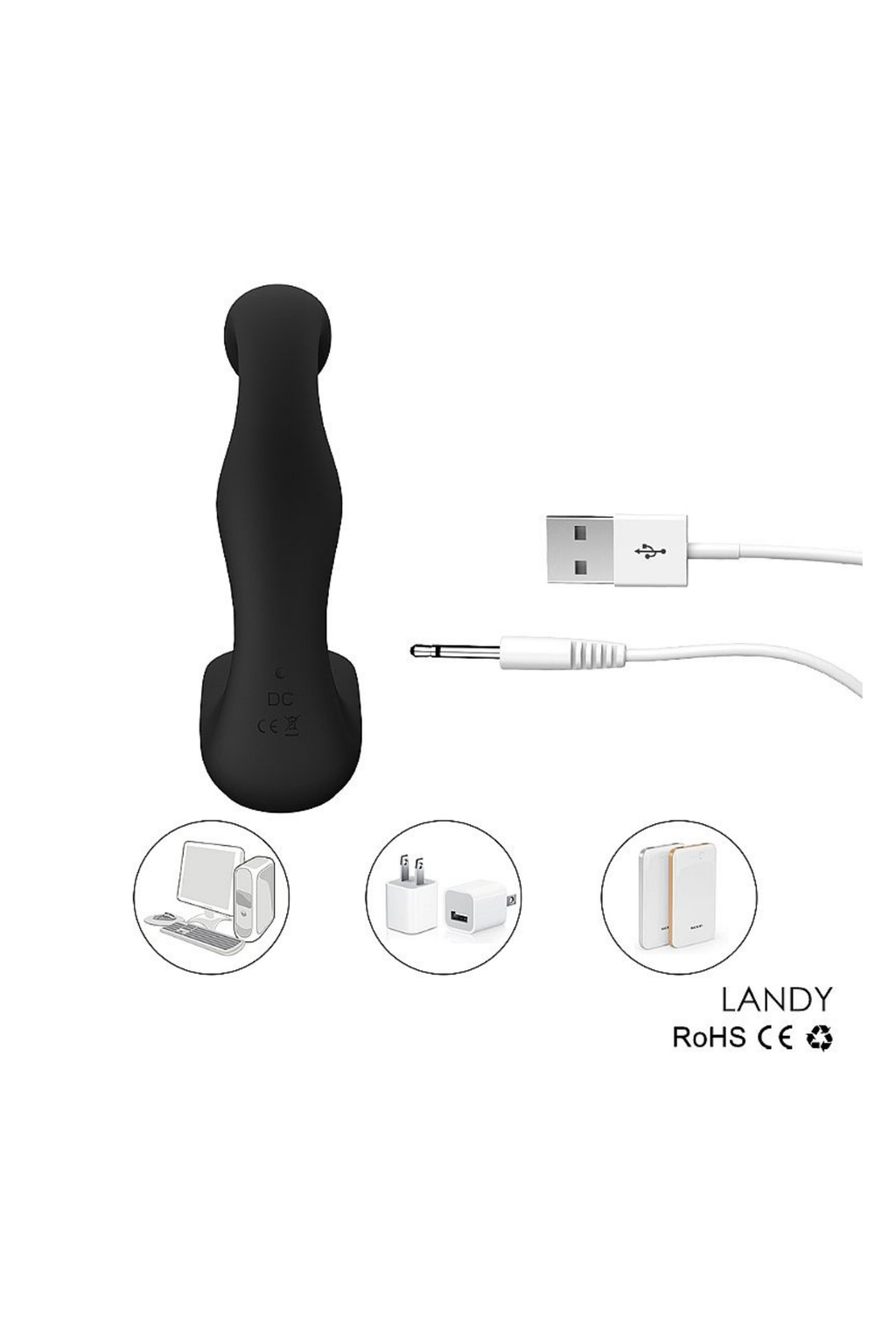Estimulador de Próstata Triplo Vibro em Quantidade – Doce Malícia