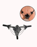 Fetiche Harness Calcinha Ajustável com Corrente Preto – Doce Malícia