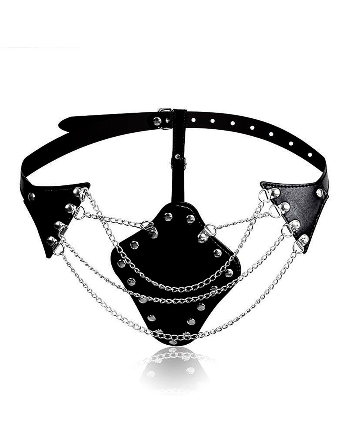 Fetiche Harness Calcinha Ajustável com em Preto – Doce Malícia