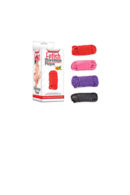 Fetish Rope – Corda para Bondage em Preto – Doce Malícia