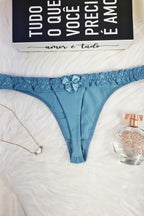 Fio com Elástico FruFru em azul-Marinho – Doce Malícia