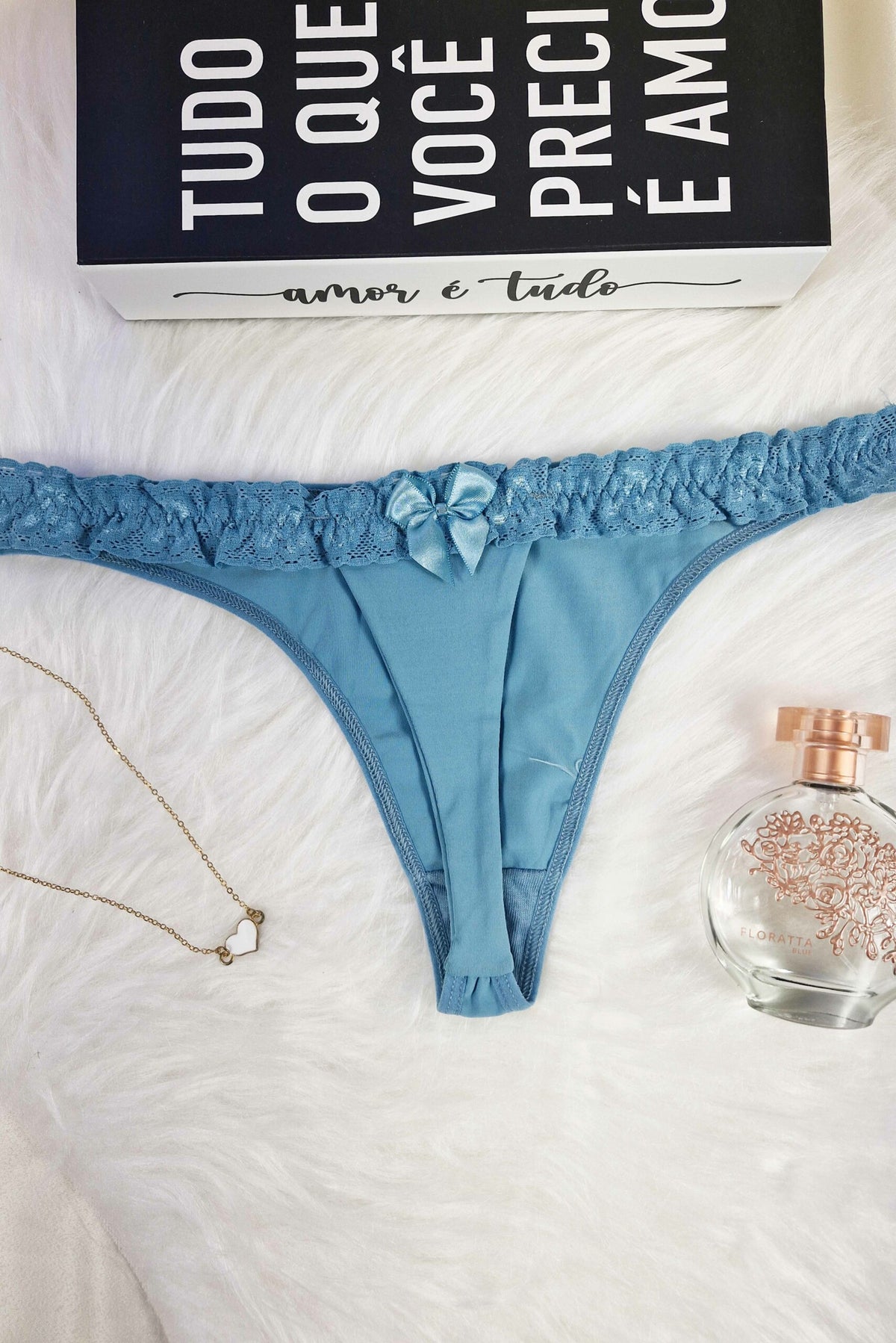 Fio com Elástico FruFru em azul-Marinho – Doce Malícia