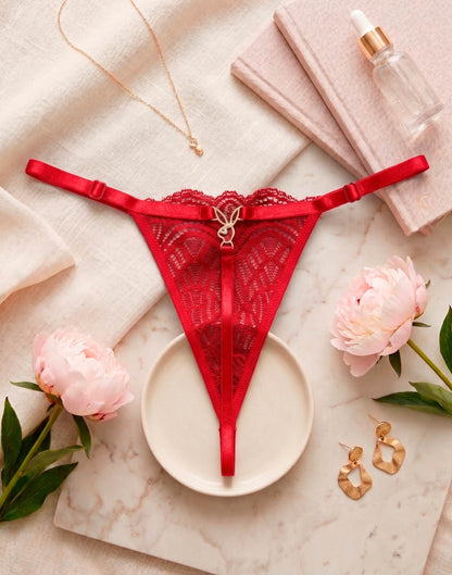 Fio de Renda Sexy com em Branco – Doce Malícia