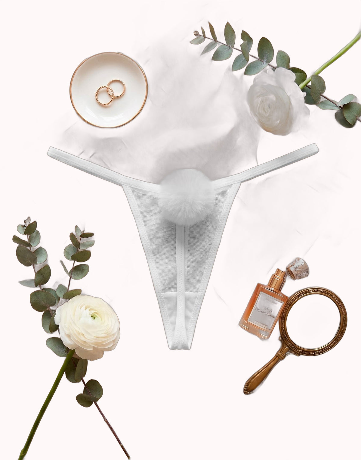 Fio Dental Sexy com Detalhe Pompom – Doce Malícia